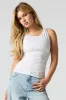 Ribbed Scoop Neck Tank sold by Urban Planet
