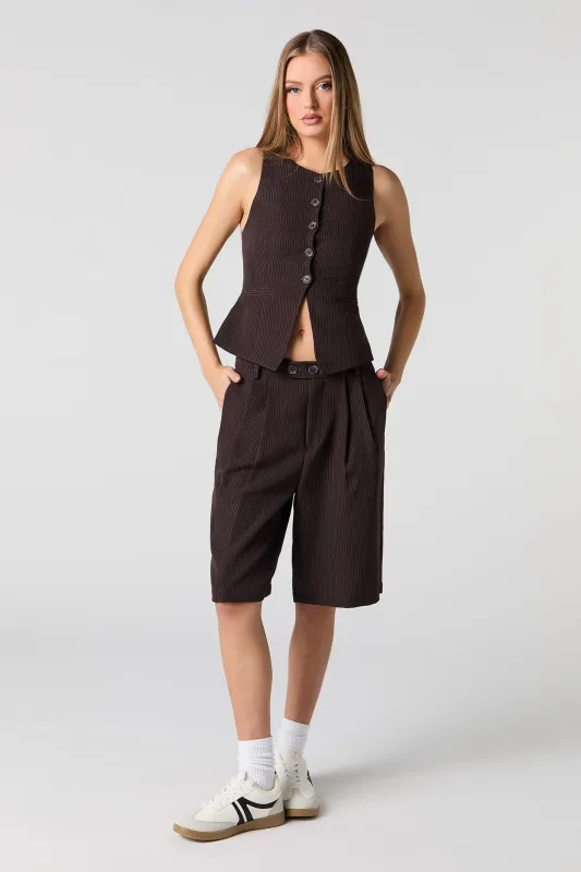 Pleated Longline Dress Short sold by Urban Planet
