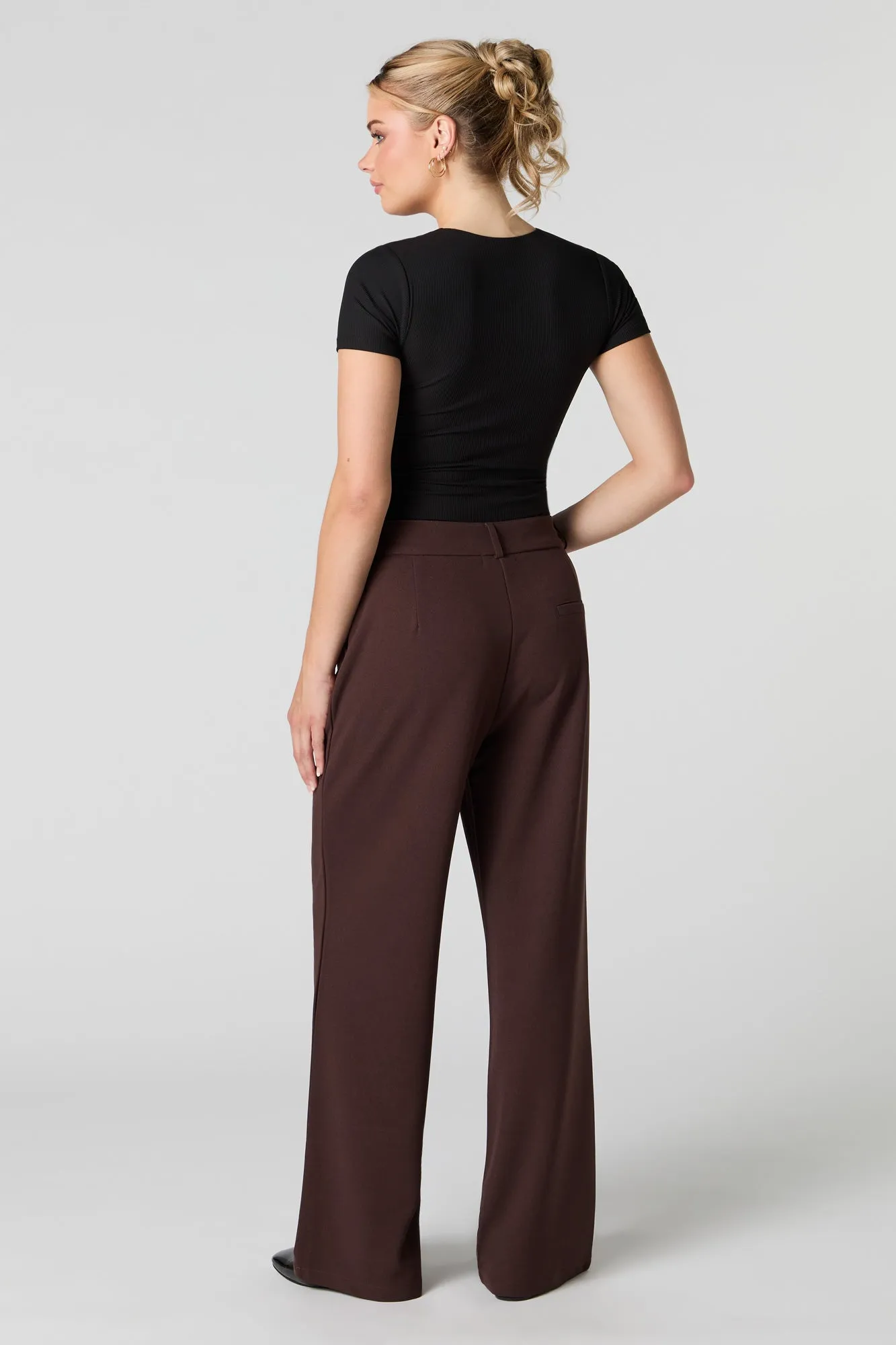 Flowy Wide Leg Dress Pant sold by Urban Planet product image thumbnail 3