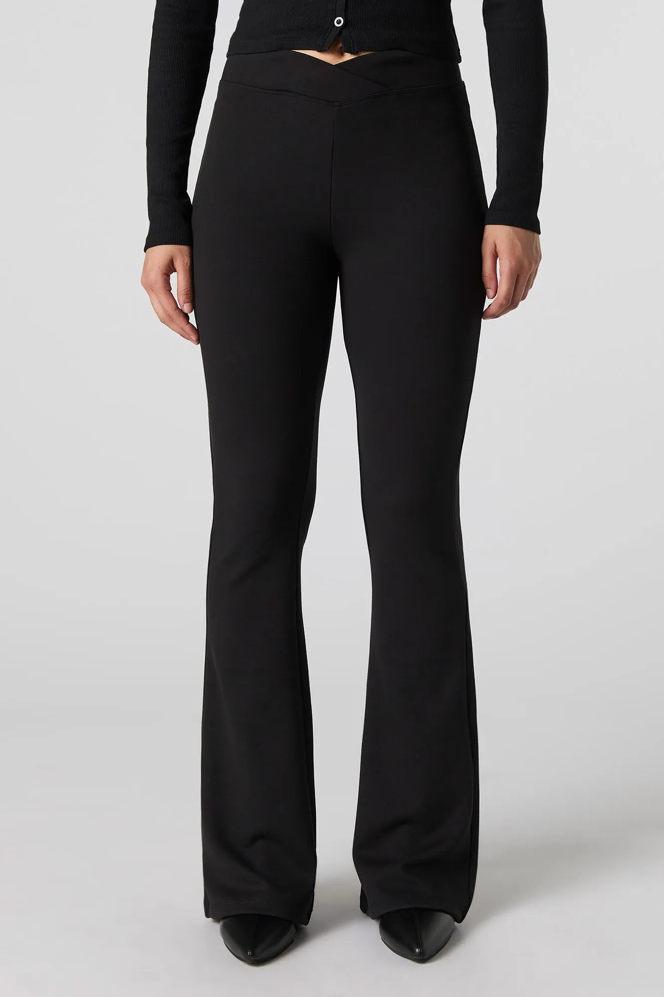 Soft Foldover Waist Flare Pant sold by Urban Planet product image thumbnail 5