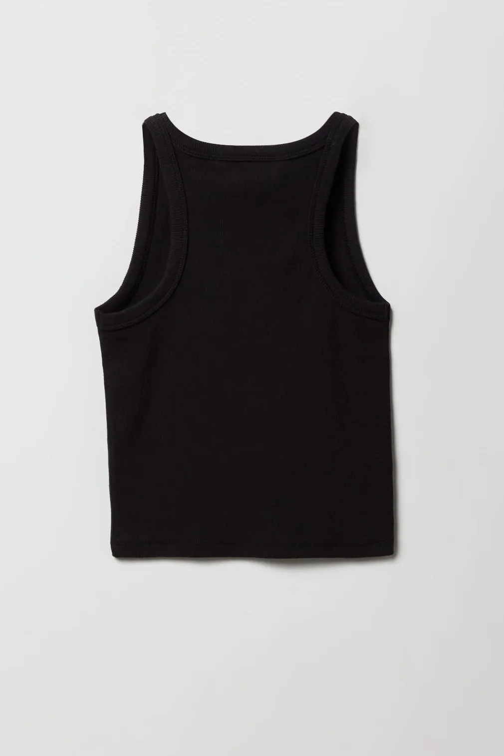 Girls Ribbed High Neck Tank sold by Urban Planet product image thumbnail 4