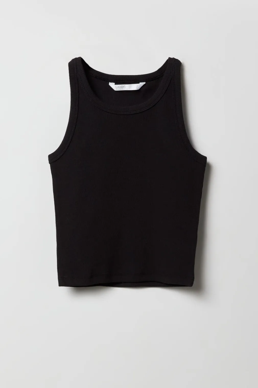 Girls Ribbed High Neck Tank sold by Urban Planet product image thumbnail 3