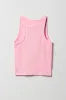 Girls Ribbed High Neck Tank sold by Urban Planet