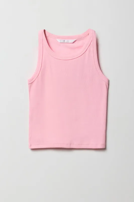 Débardeur côtelé avec col montant pour fille sold by Urban Planet