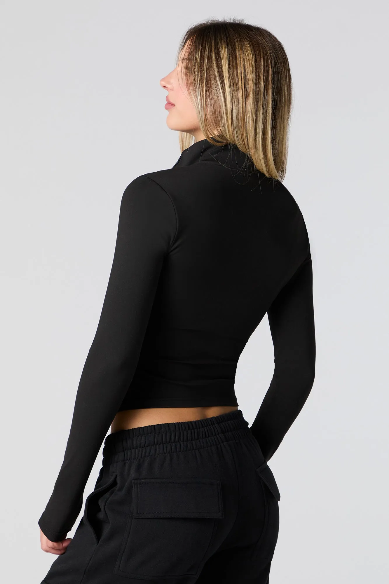 Active Zip-Up Cropped Jacket sold by Urban Planet product image thumbnail 5