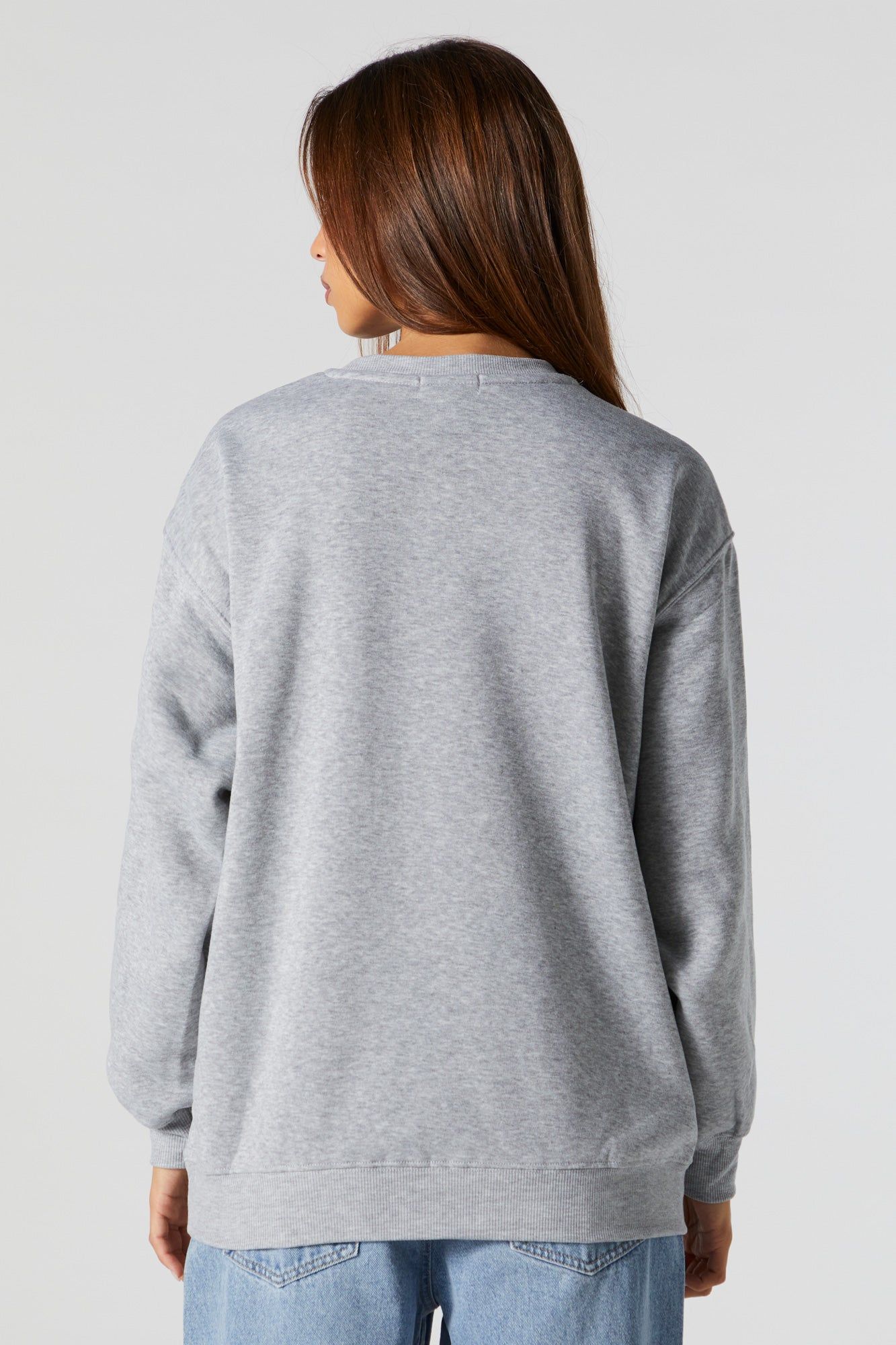 Chenille Embroidered NYC Fleece Sweatshirt sold by Urban Planet product image thumbnail 2