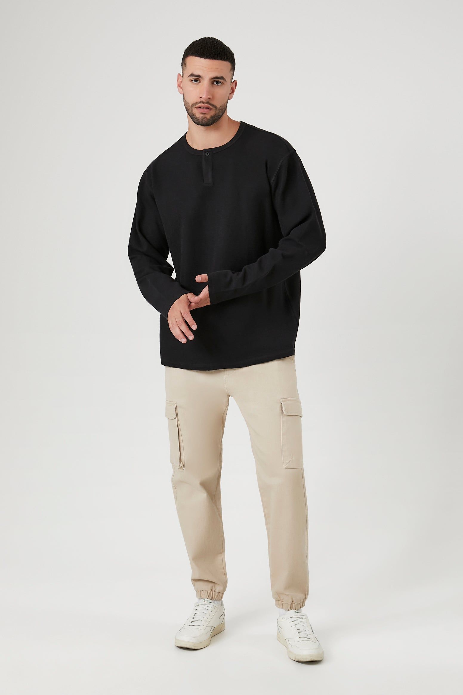 Haut henley thermique à manches longues sold by Urban Planet product image thumbnail 6