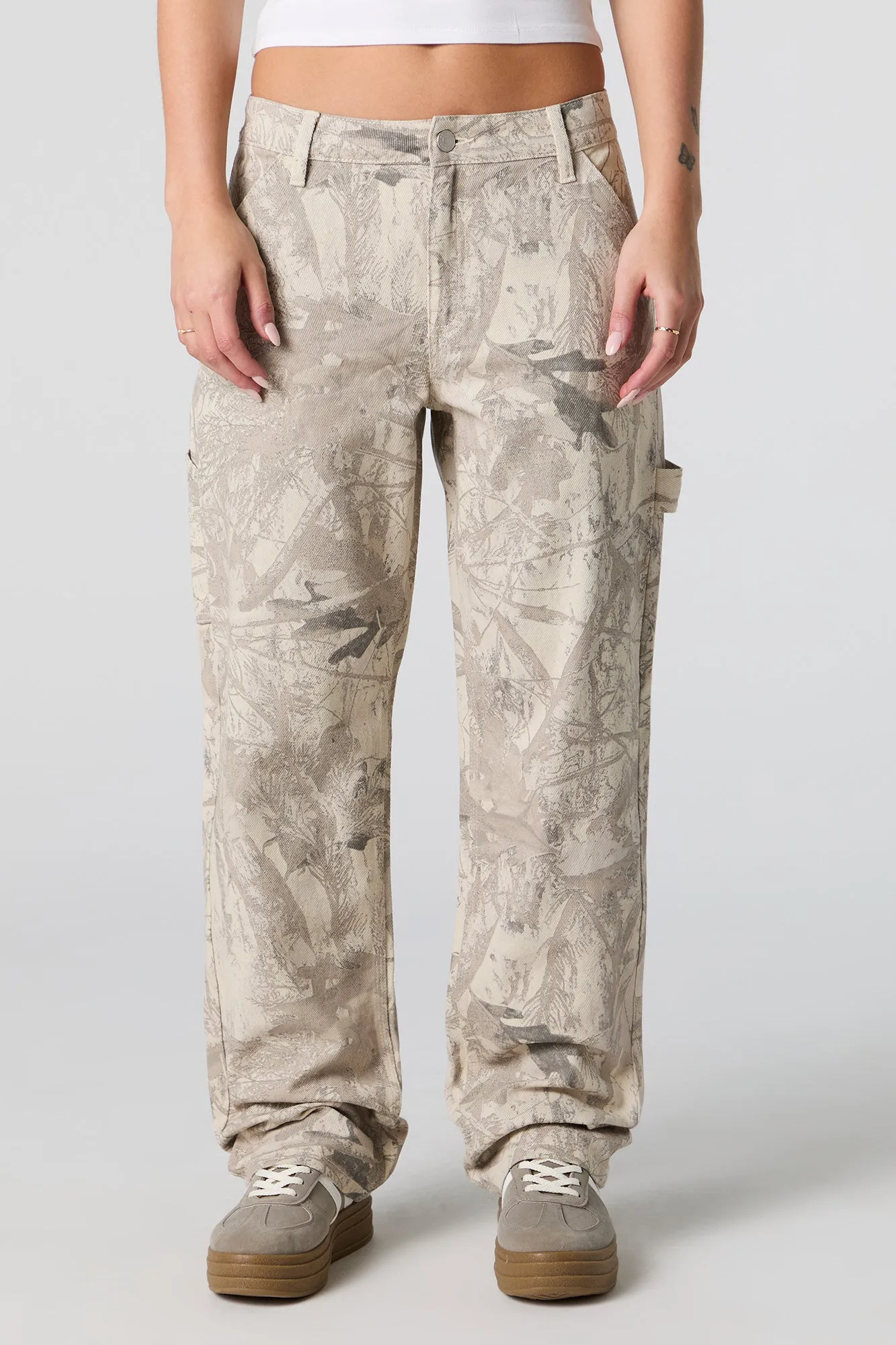 Baggy Denim Carpenter Pant sold by Urban Planet product image thumbnail 2