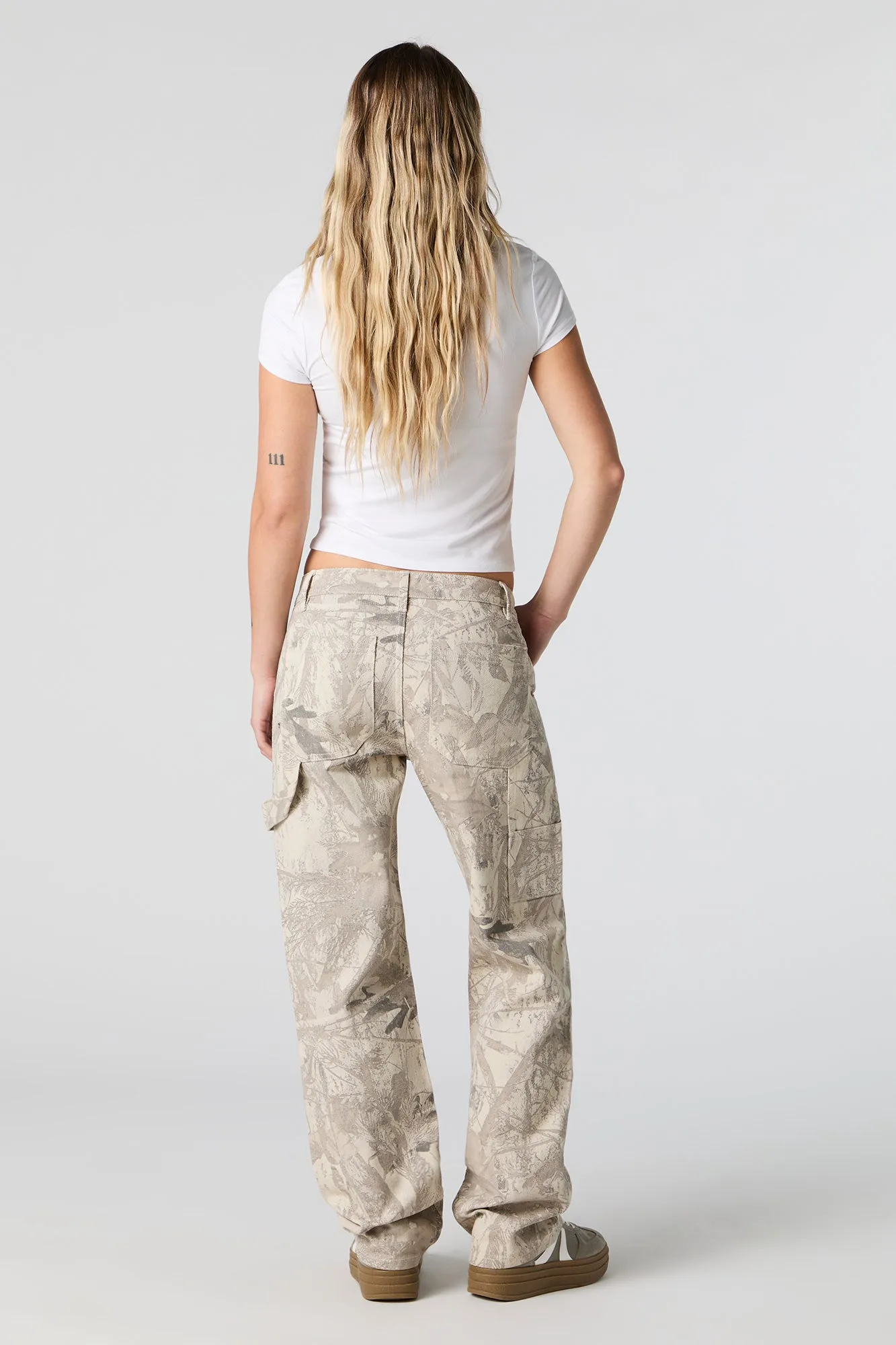 Pantalon de menuisier baggy en denim sold by Urban Planet product image thumbnail 3