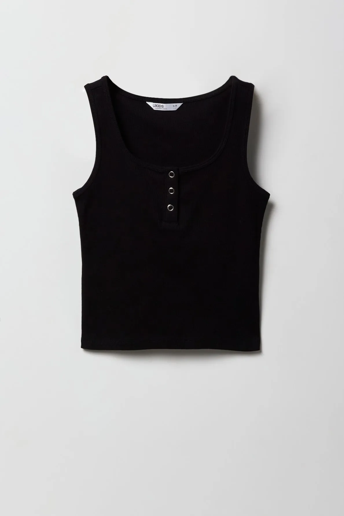 Débardeur Henley côtelé pour fille sold by Urban Planet product image thumbnail 3