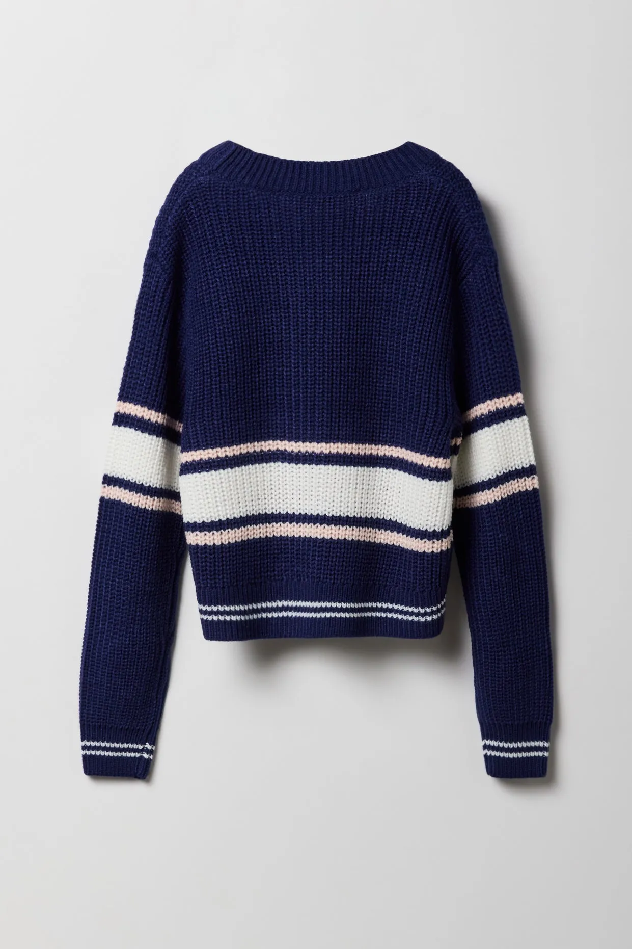 Girls Chenille Embroidered Knit Cardigan sold by Urban Planet product image thumbnail 4