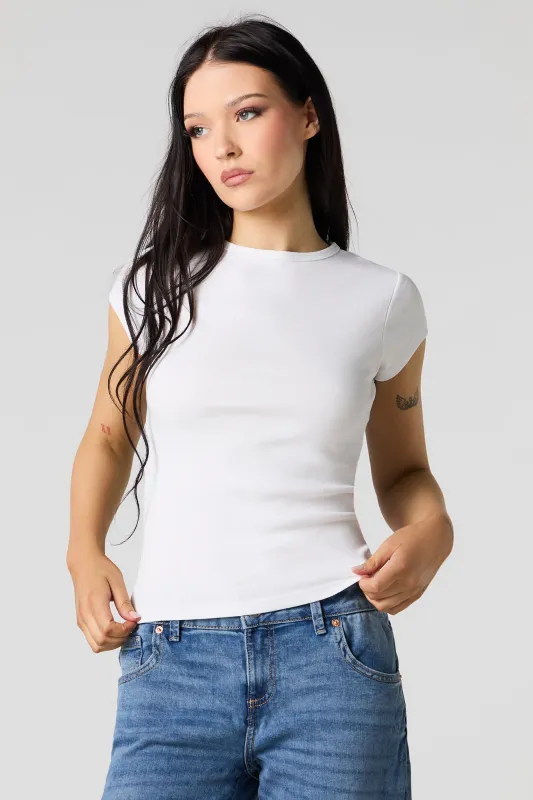 T-shirt côtelé à col haut sold by Urban Planet