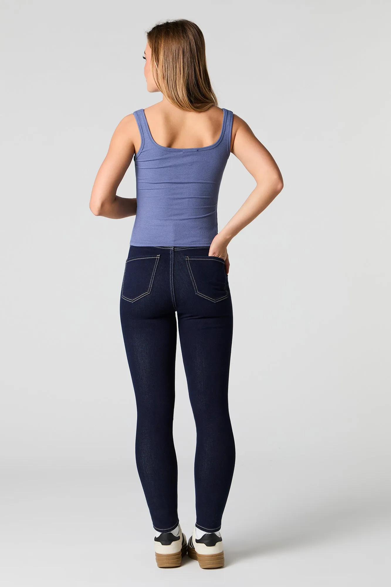 High Rise Skinny Rinse Jean sold by Urban Planet product image thumbnail 3