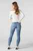 Jean ajusté extensible taille haute moyen sold by Urban Planet
