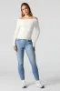 Jean ajusté extensible taille haute moyen sold by Urban Planet