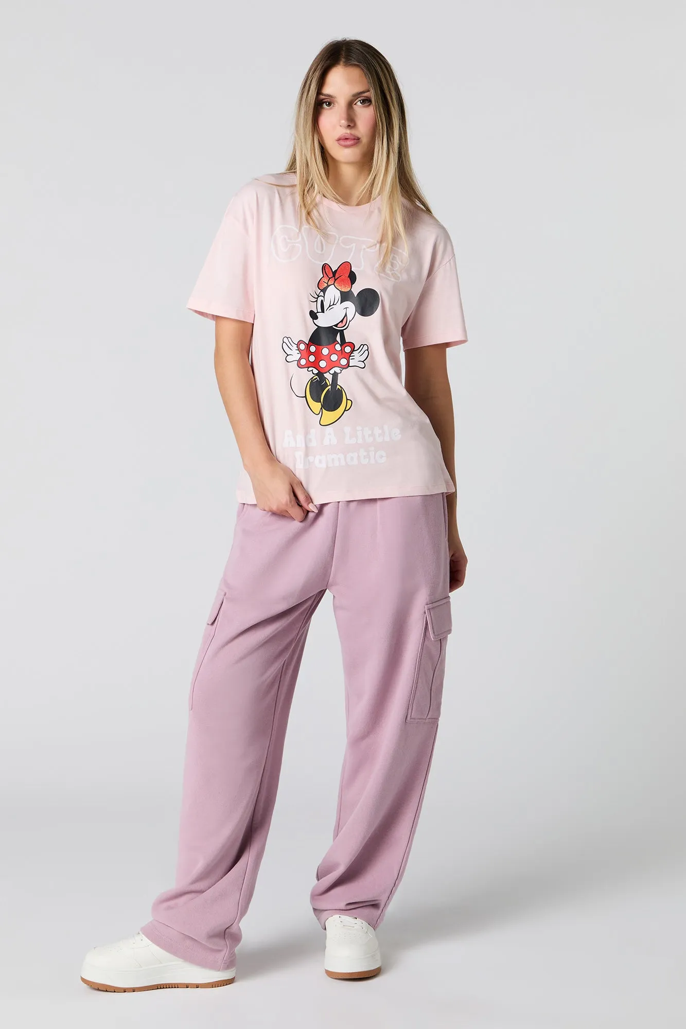 T-shirt coupe garçonne à imprimé Minnie Mouse sold by Urban Planet product image thumbnail 3