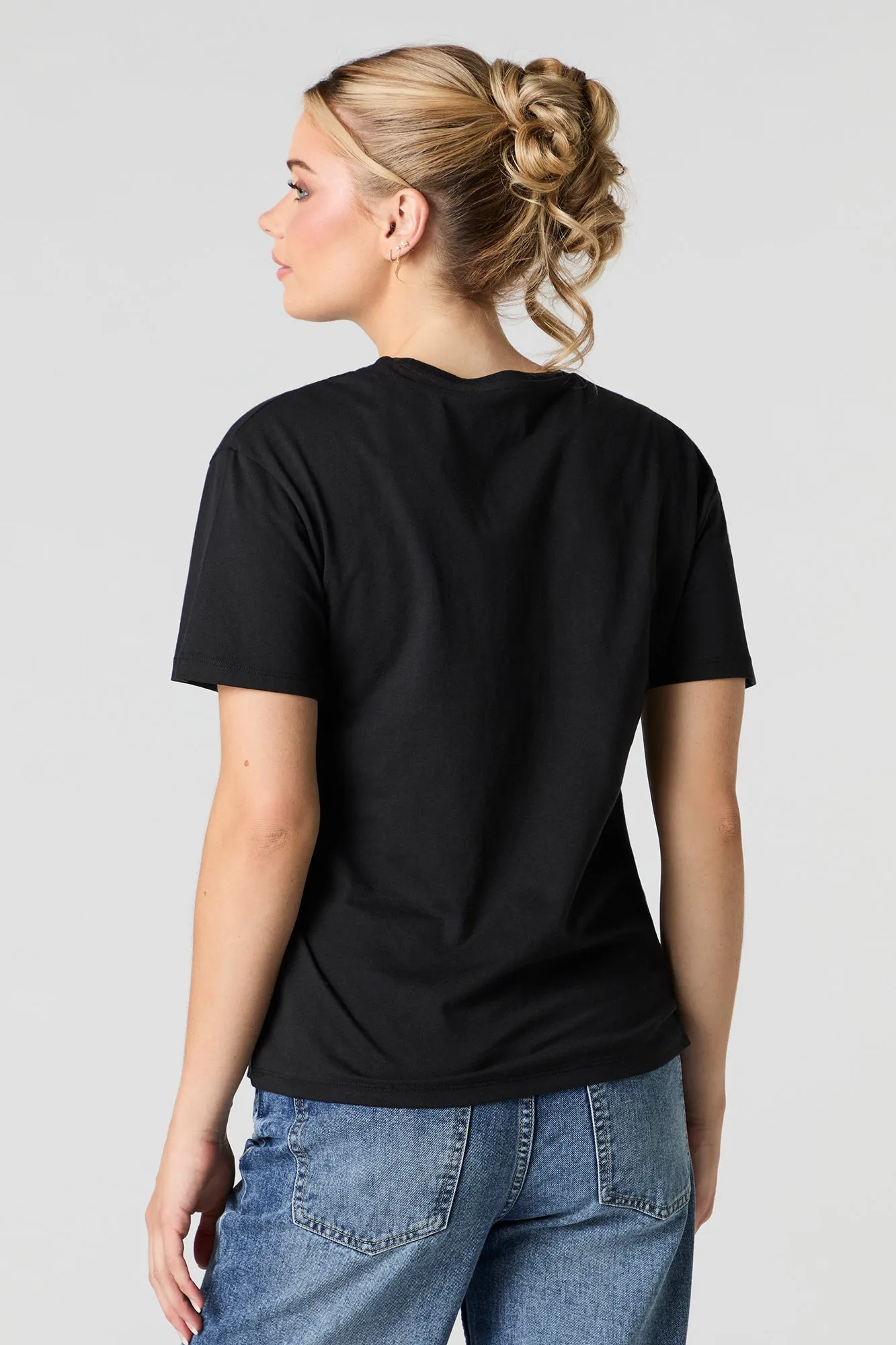 T-shirt coupe garçonne à imprimé Mickey Mouse Racing Club sold by Urban Planet product image thumbnail 2