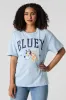 T-shirt coupe garçonne à imprimé Bluey sold by Urban Planet