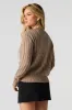 Chandail en tricot torsadé avec motif brodé sold by Urban Planet
