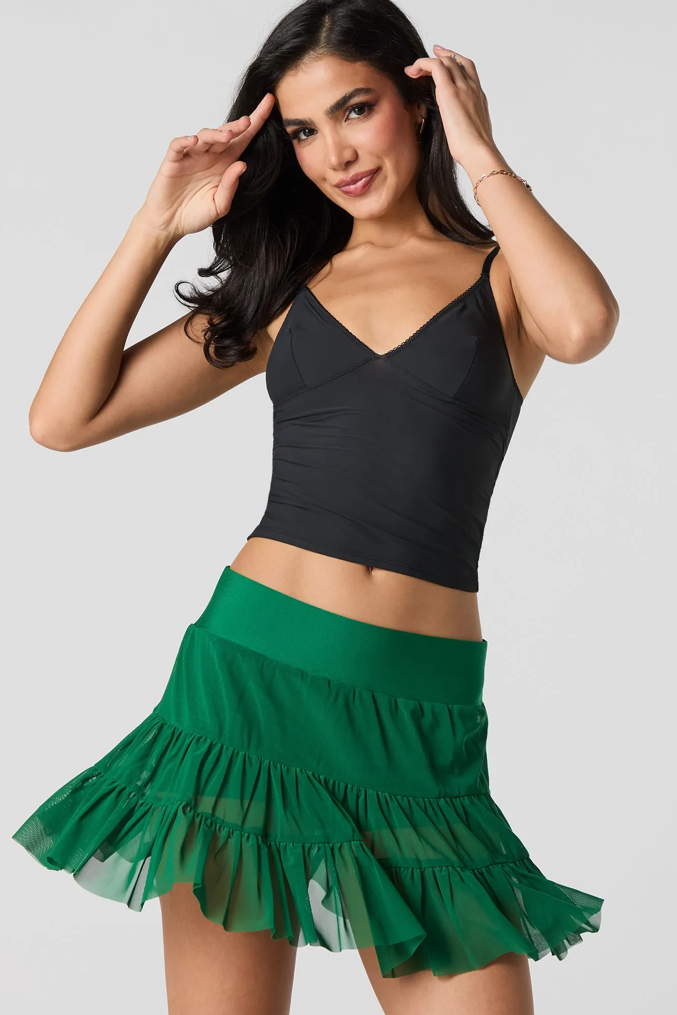 Mesh Mini Skort sold by Urban Planet