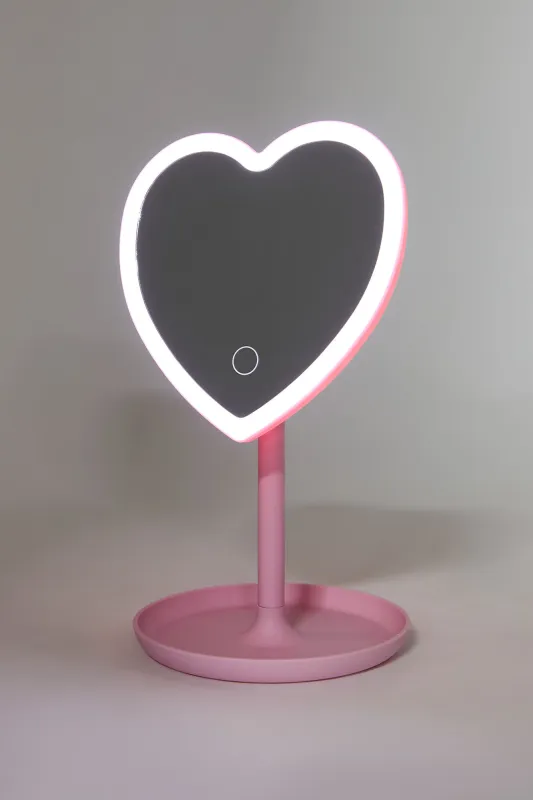 Miroir en coeur à DEL sold by Urban Planet