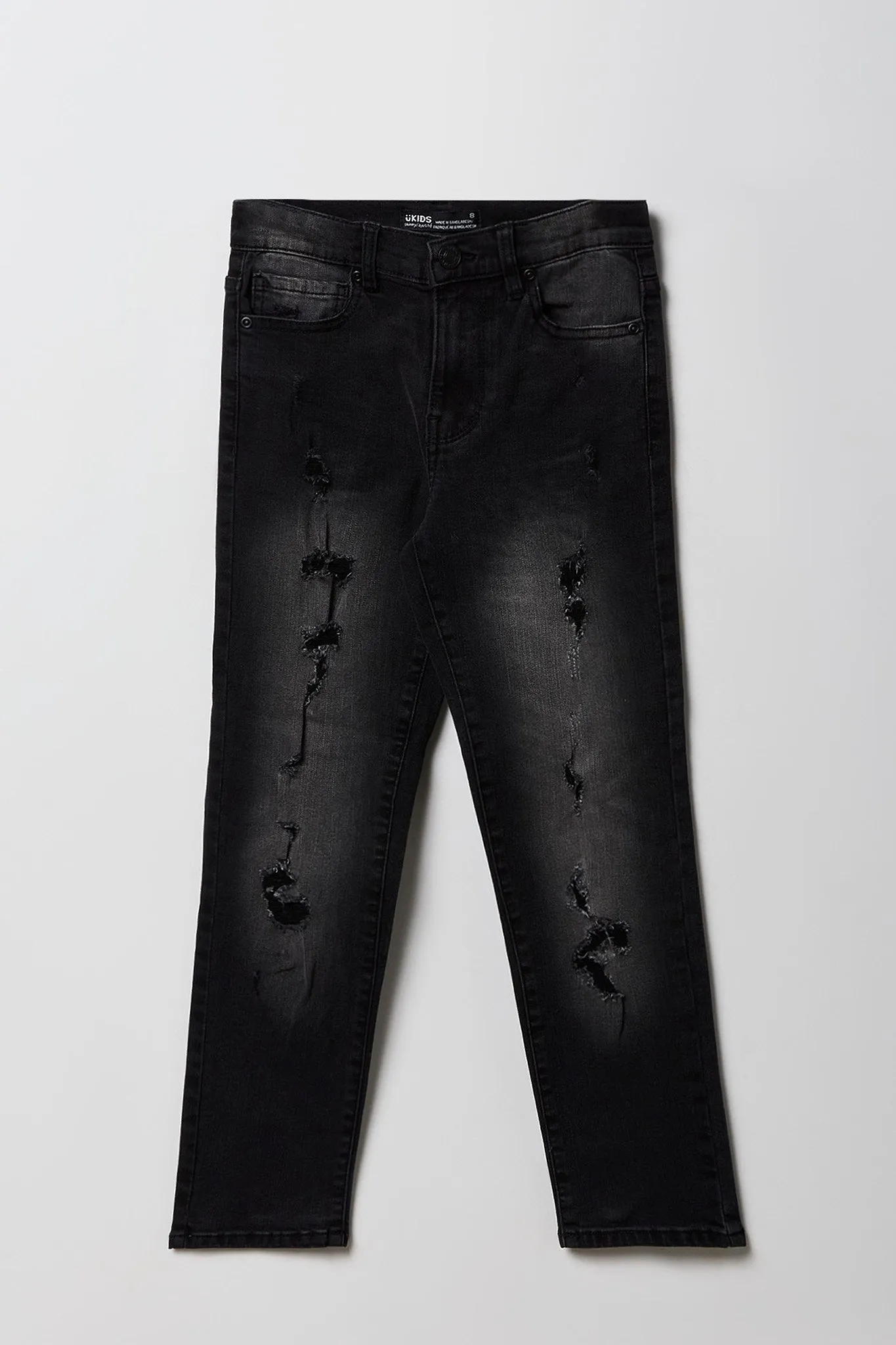 Boys Stretch Distressed Skinny Jean sold by Urban Planet