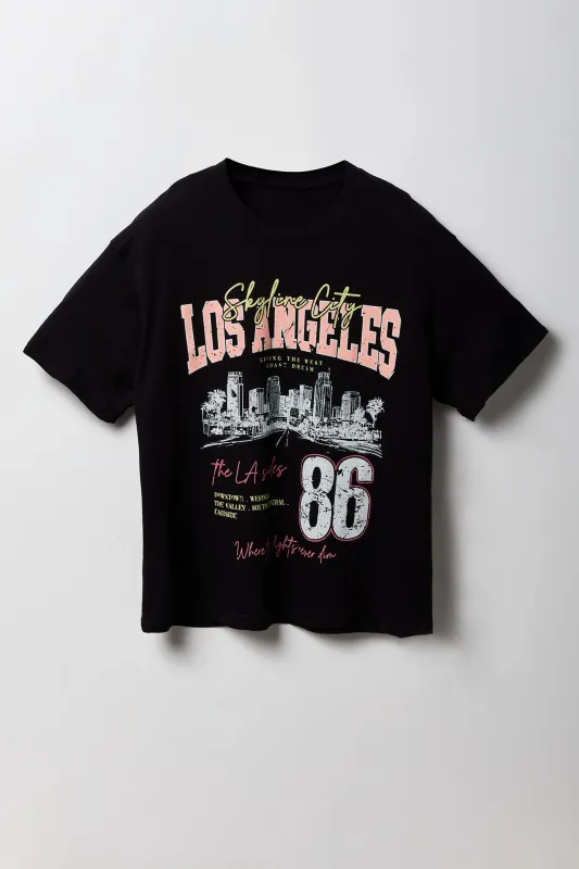 Los Angeles Graphic Boxy T-Shirt sold by Urban Planet