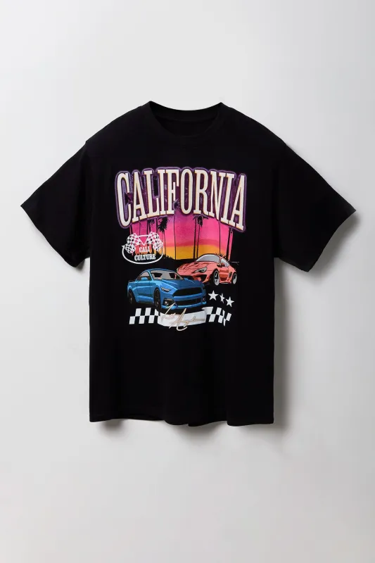 T-shirt à imprimé California Racing sold by Urban Planet