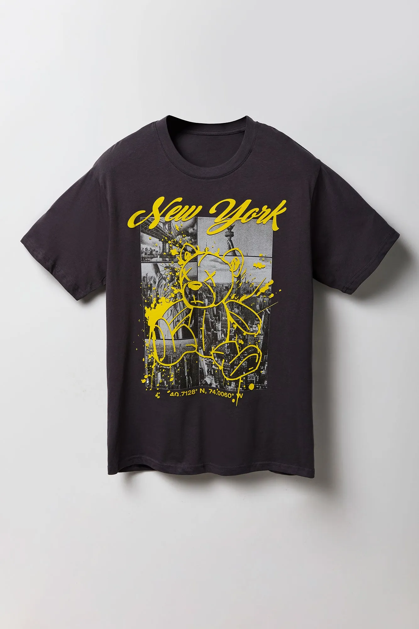 T-shirt à imprimé New York Teddy sold by Urban Planet