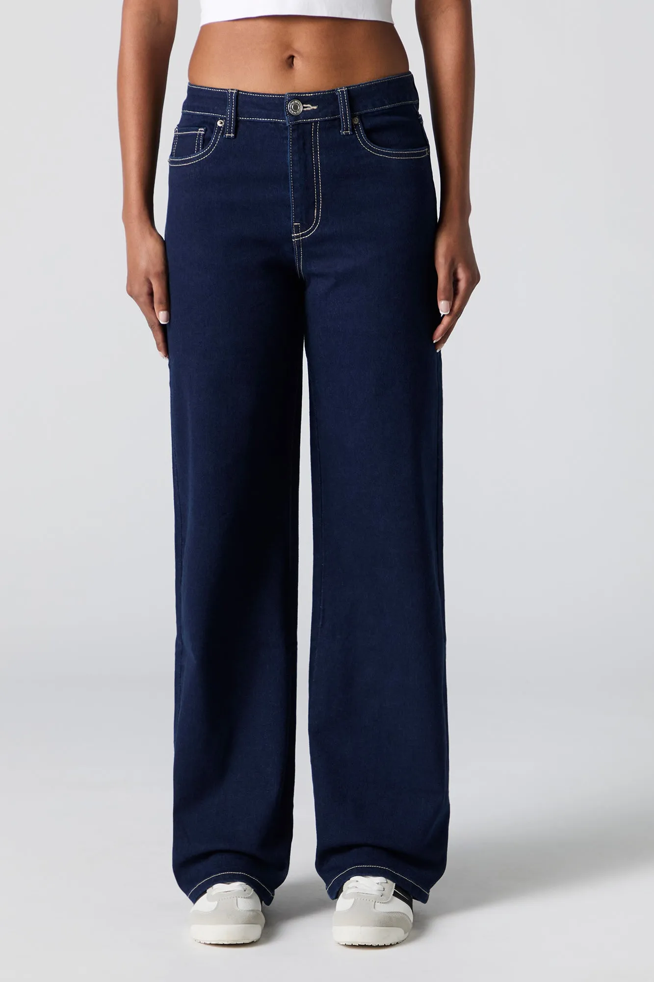 Stretch Baggy Rinse Jean sold by Urban Planet product image thumbnail 2