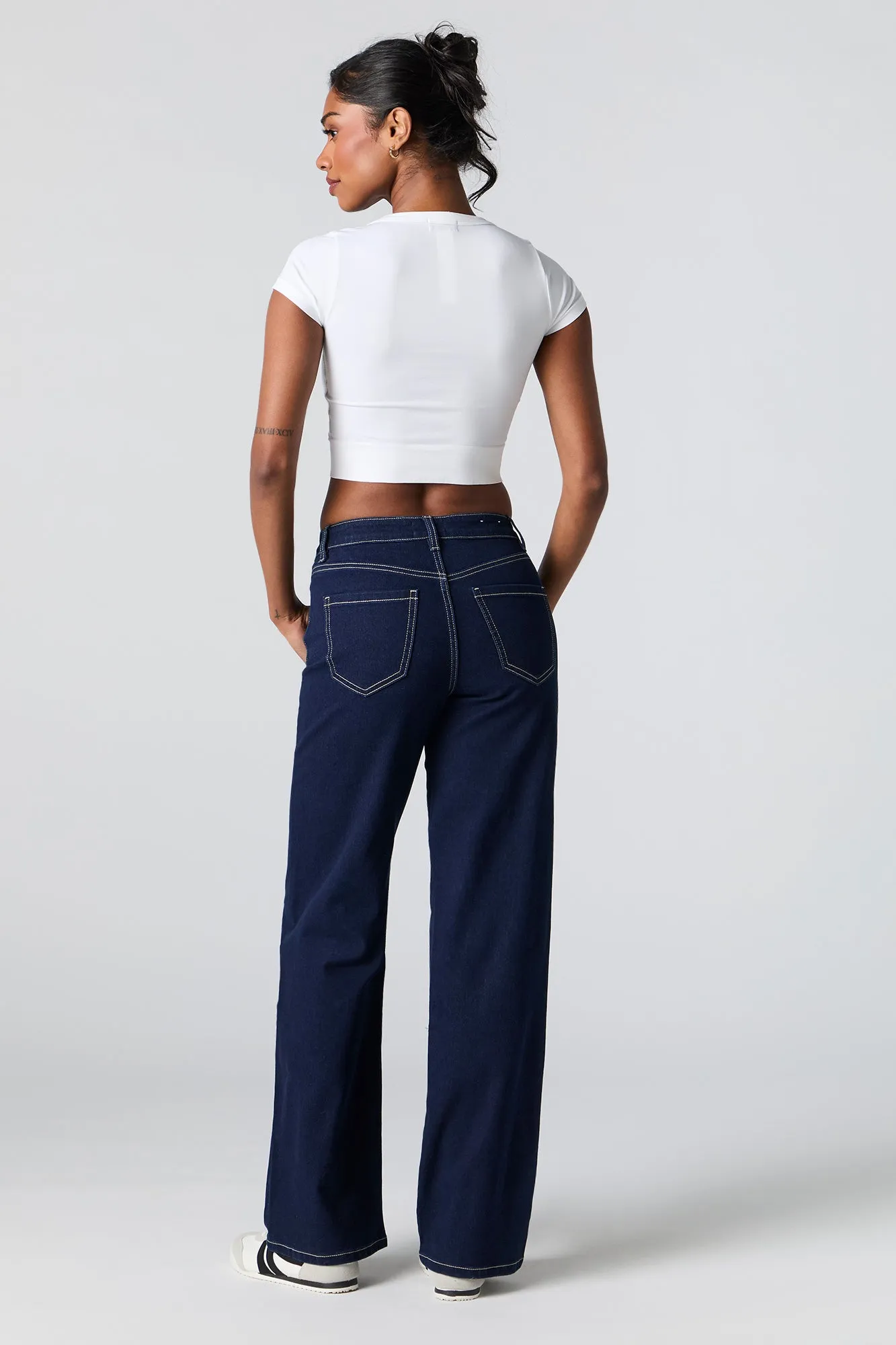 Stretch Baggy Rinse Jean sold by Urban Planet product image thumbnail 3