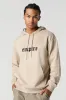 Faux Suede Embroidered Hoodie sold by Urban Planet