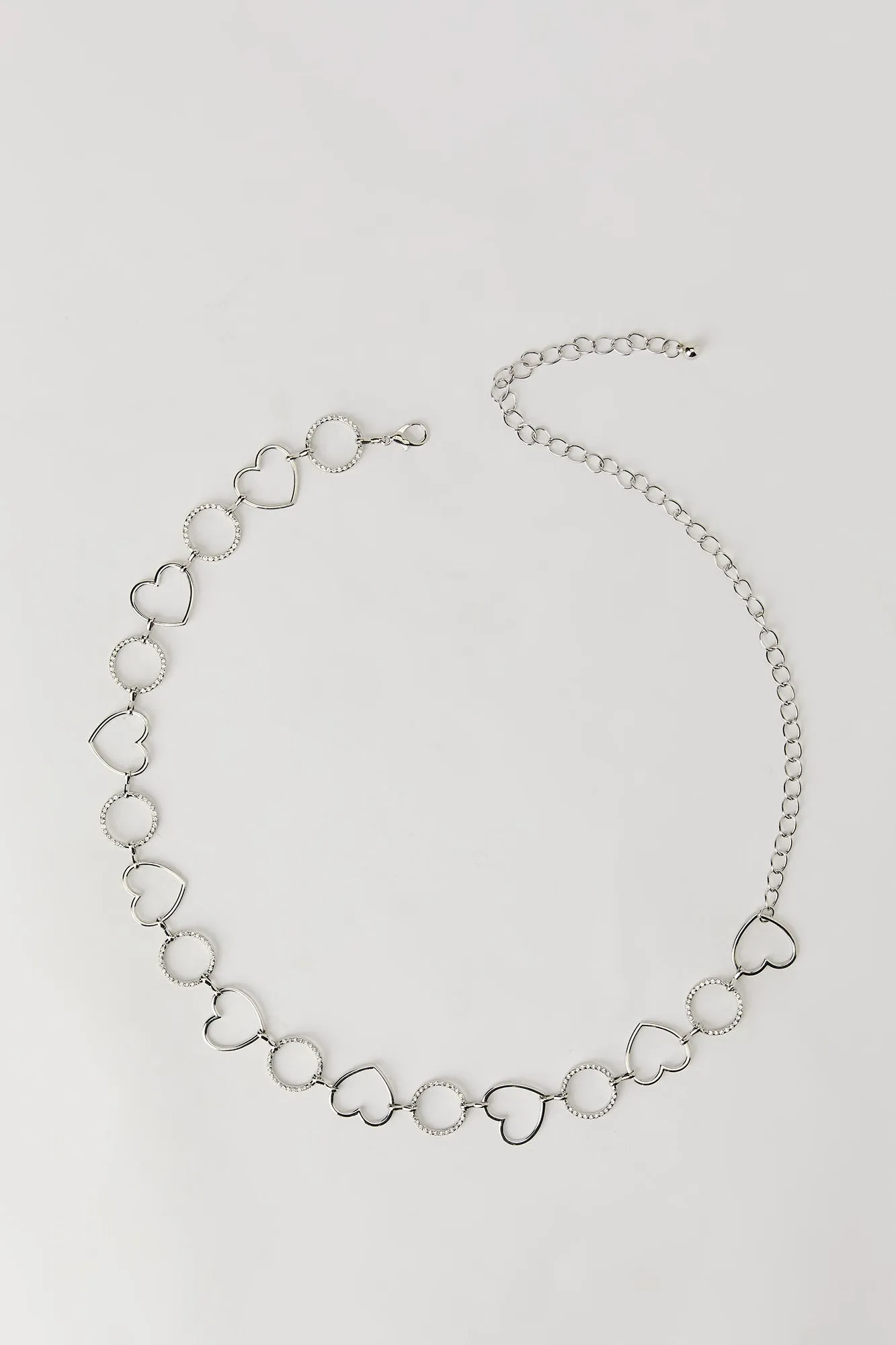 Rhinestone Heart Belt sold by Urban Planet