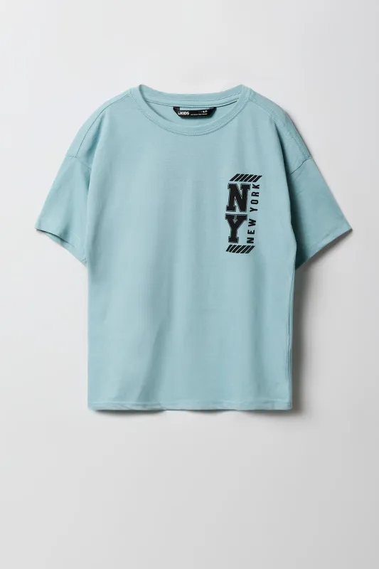 Boys New York Bear Graphic T-Shirt sold by Urban Planet