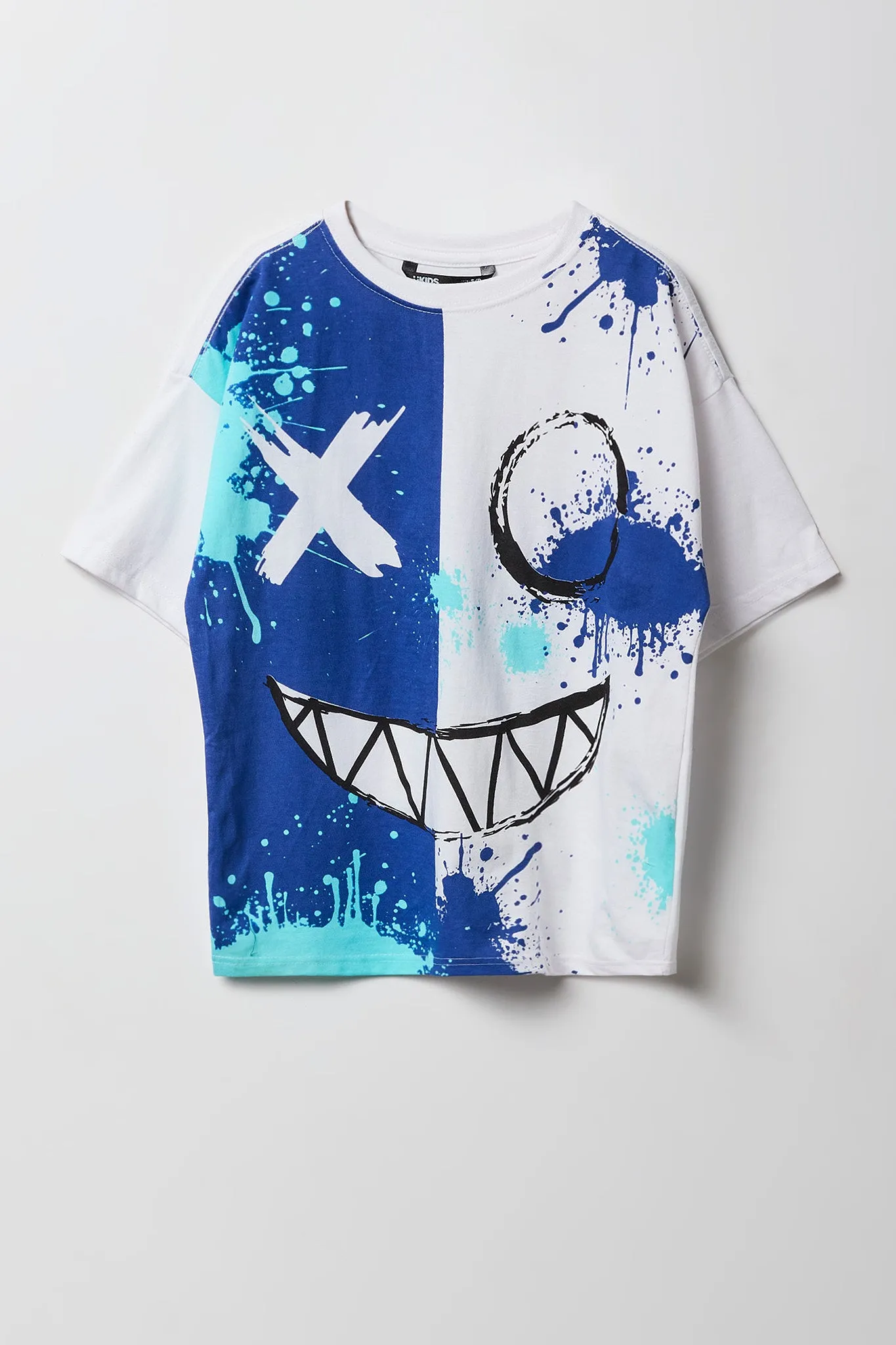 Boys Smiley Graphic T-Shirt sold by Urban Planet