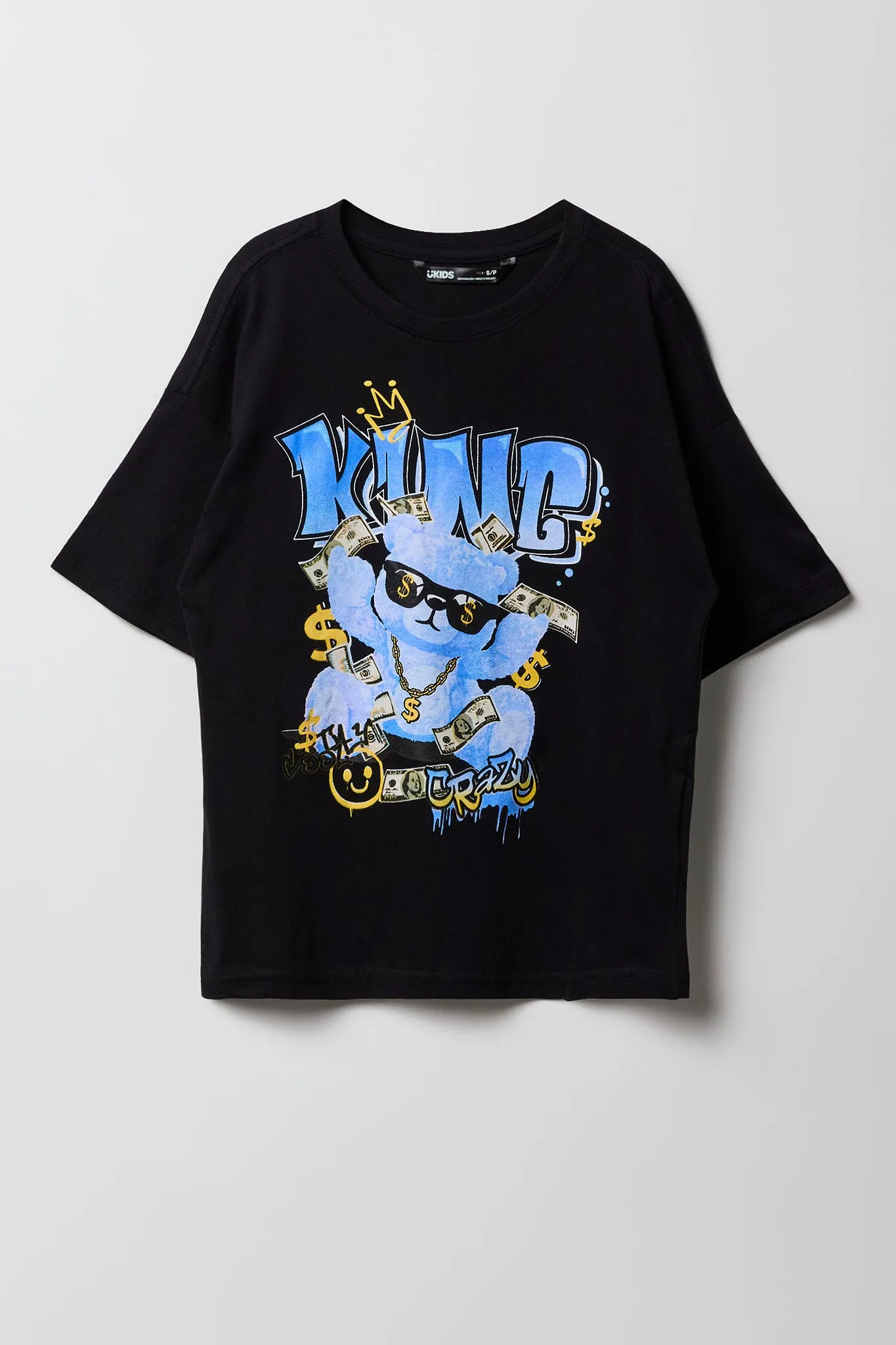 T-shirt à imprimé King Bear pour garçon sold by Urban Planet