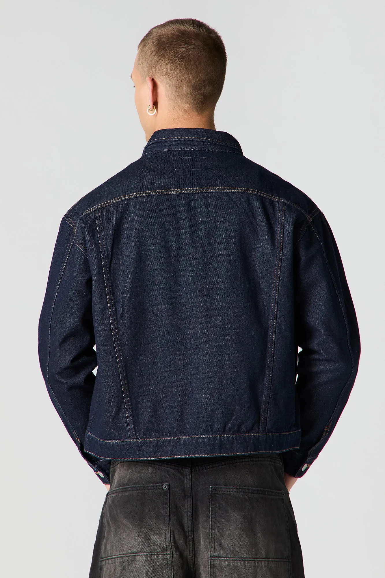 Denim Trucker Jacket sold by Urban Planet product image thumbnail 2