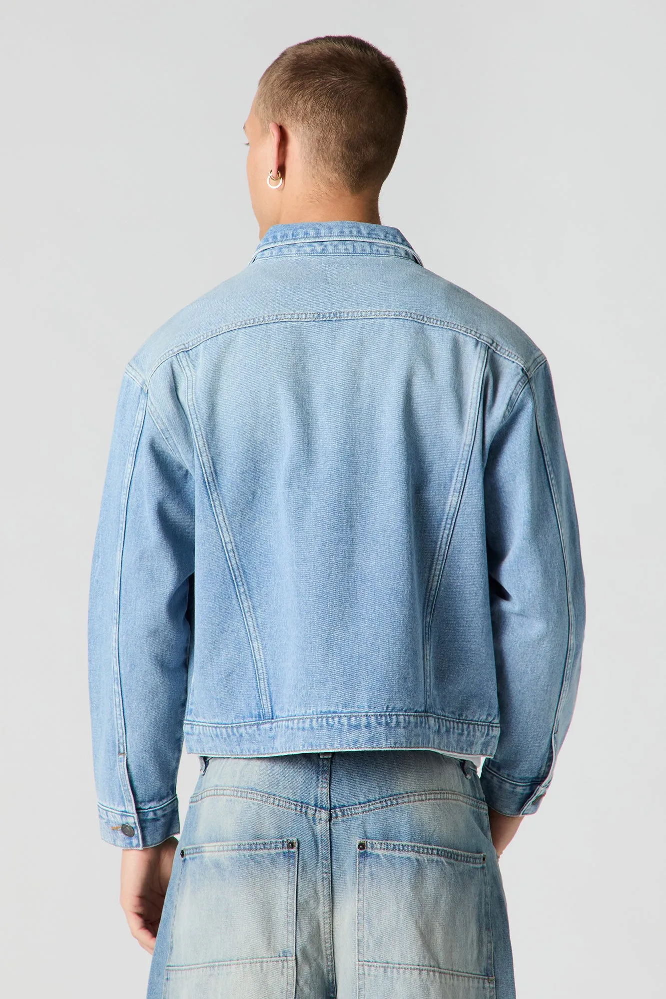 Blouson de camionneur en denim sold by Urban Planet product image thumbnail 5