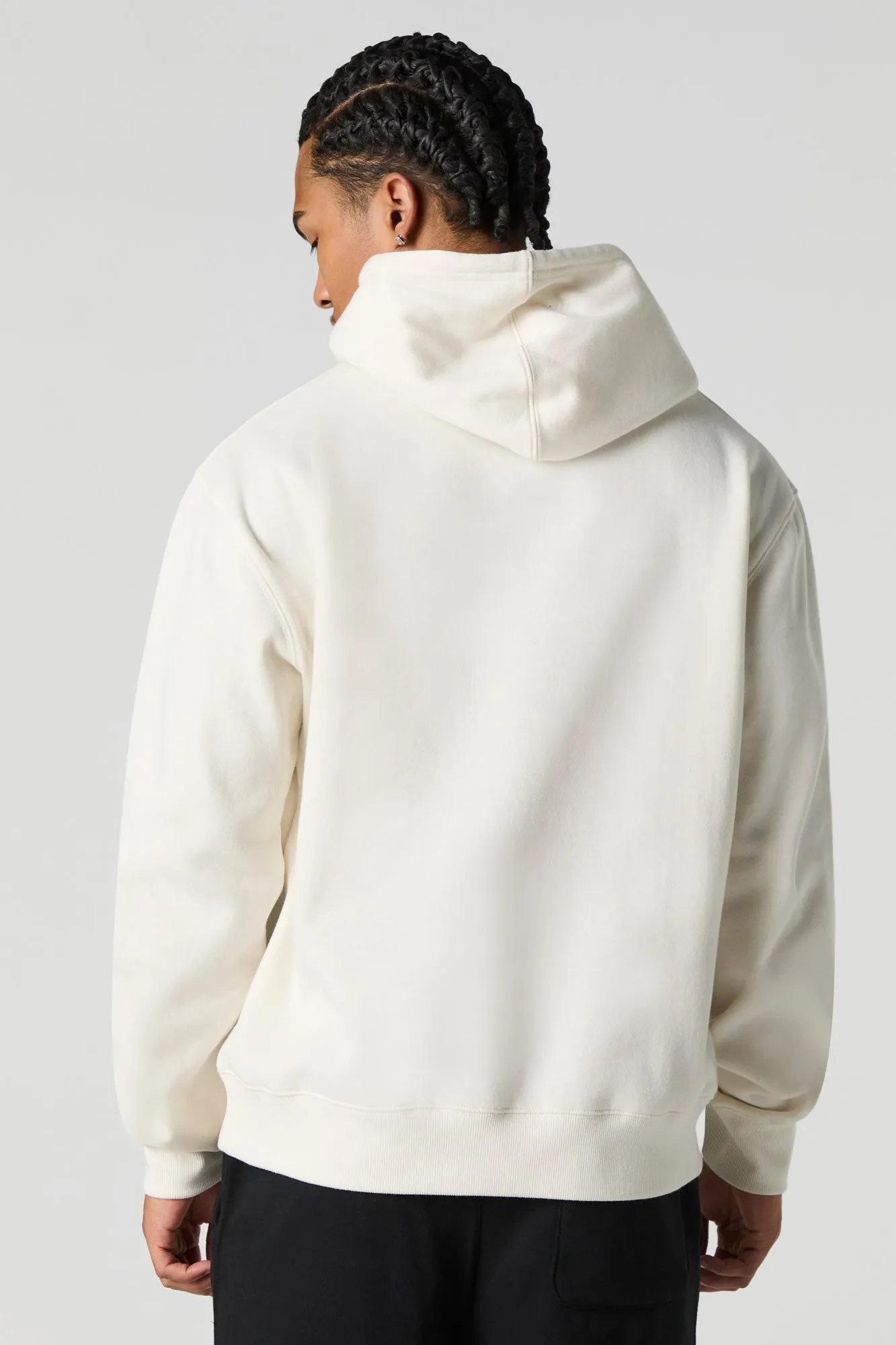 Haut à capuchon en molleton à imprimé HD Self Made sold by Urban Planet product image thumbnail 5