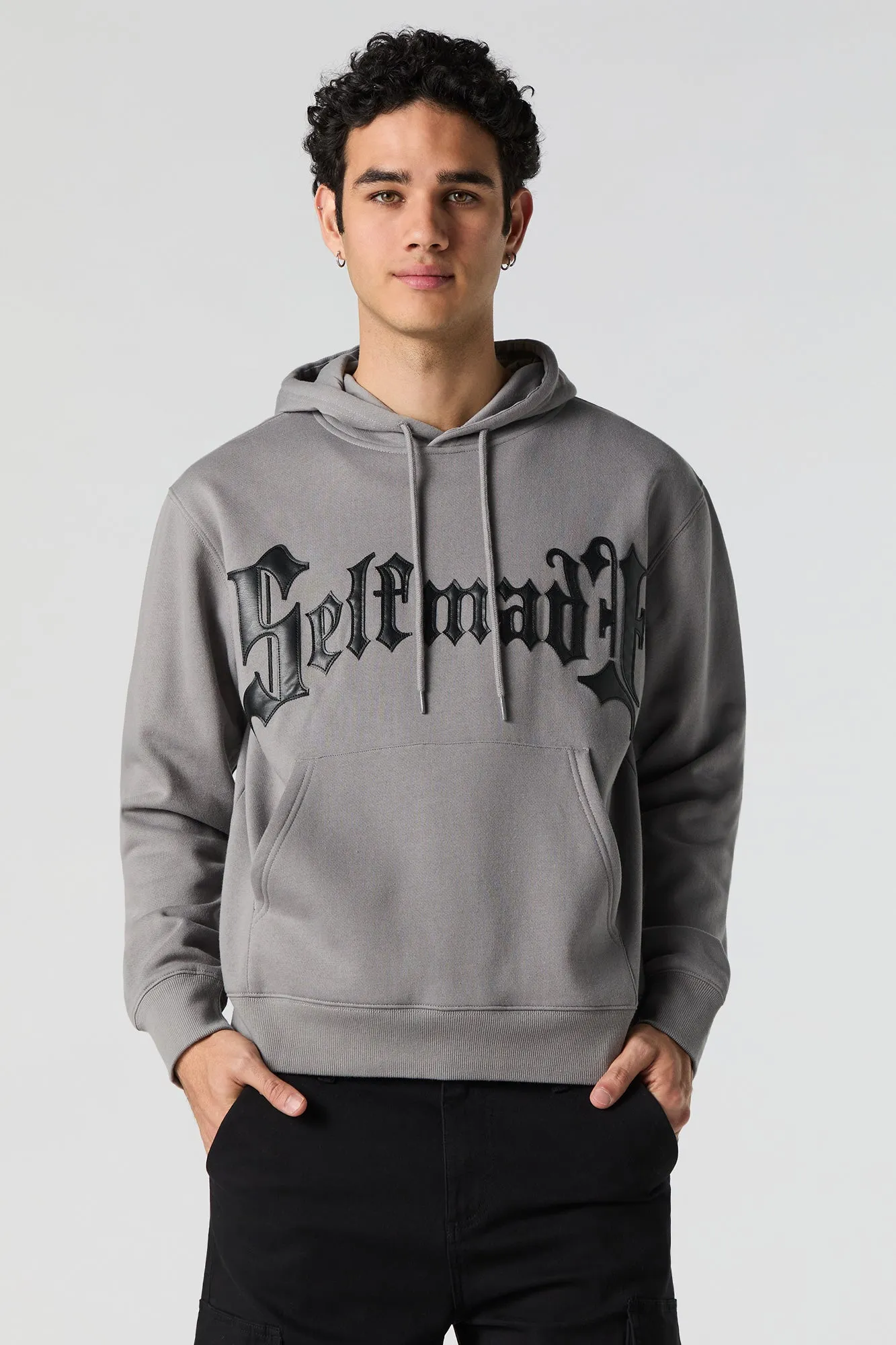 Haut à capuchon en molleton à imprimé HD Self Made sold by Urban Planet