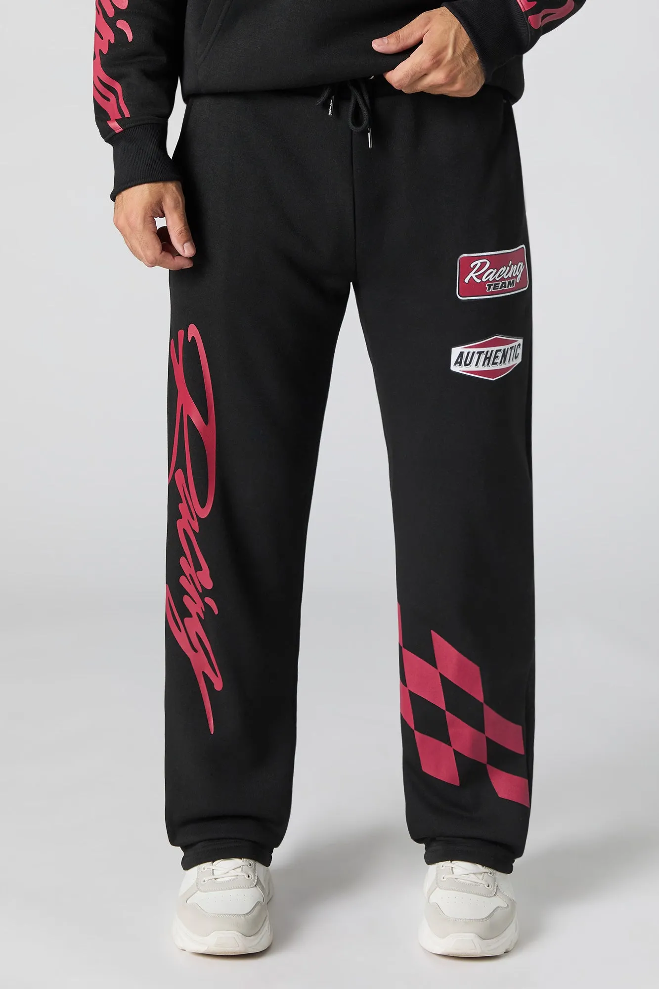 Racing Team Graphic Fleece Sweatpant sold by Urban Planet product image thumbnail 5