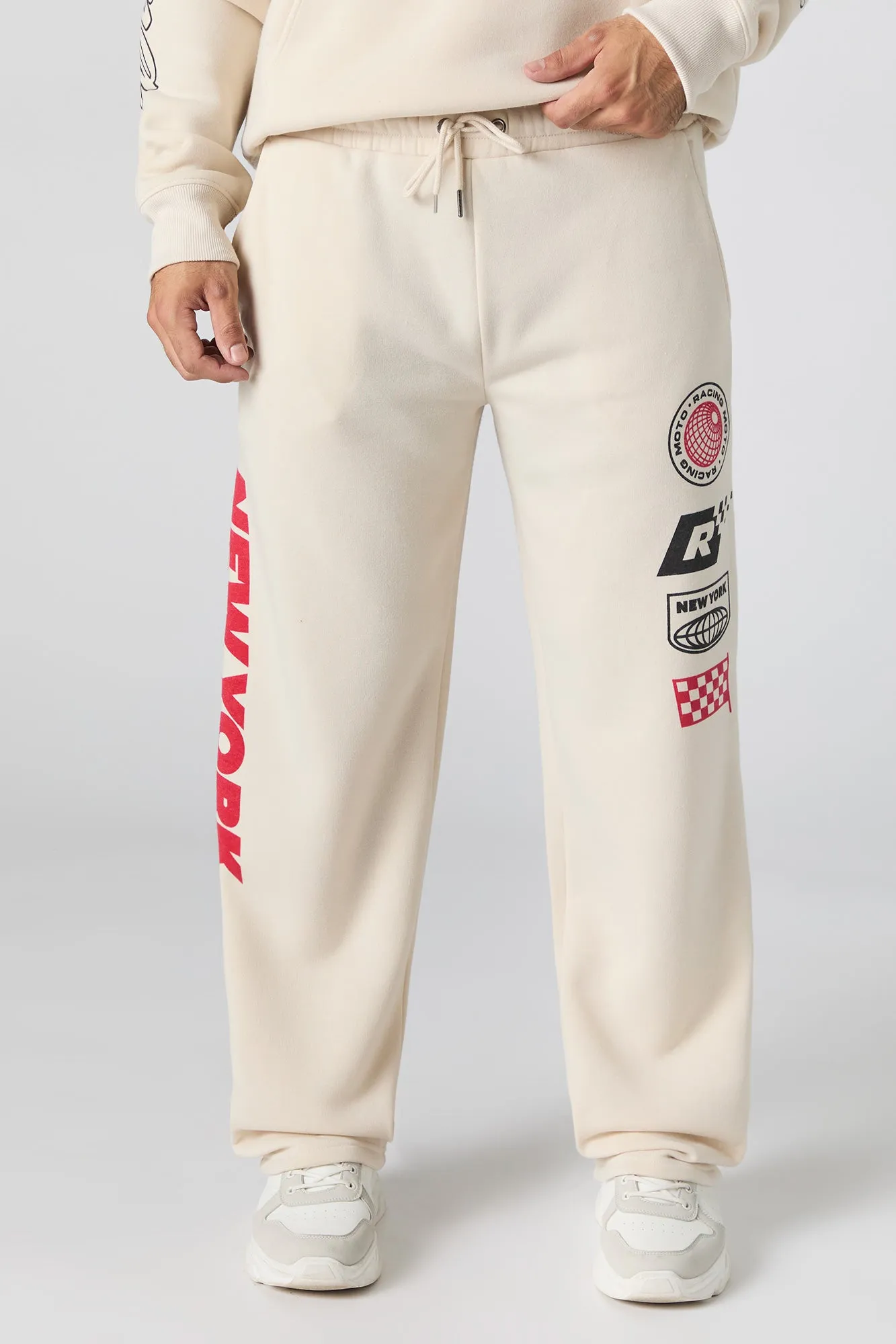 Pantalon en molleton à imprimé Racing Team sold by Urban Planet
