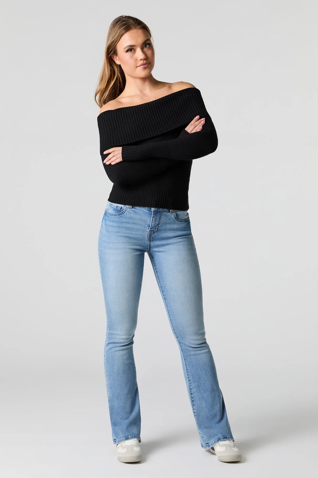 Low Rise Flare Light Jean sold by Urban Planet