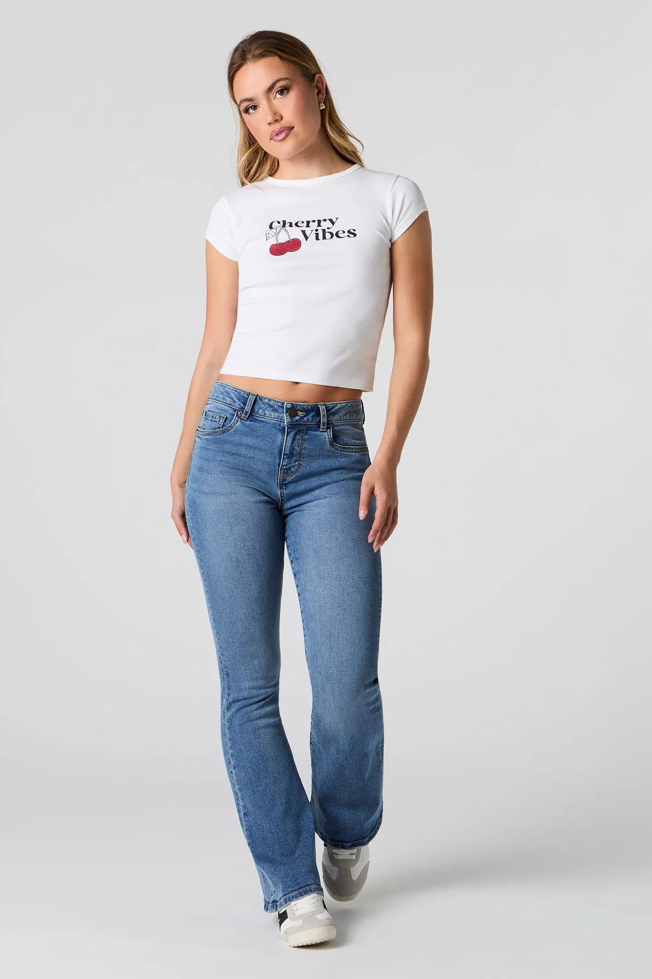 Low Rise Flare Medium Jean sold by Urban Planet