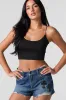 Cross Applique Distressed Denim Short sold by Urban Planet