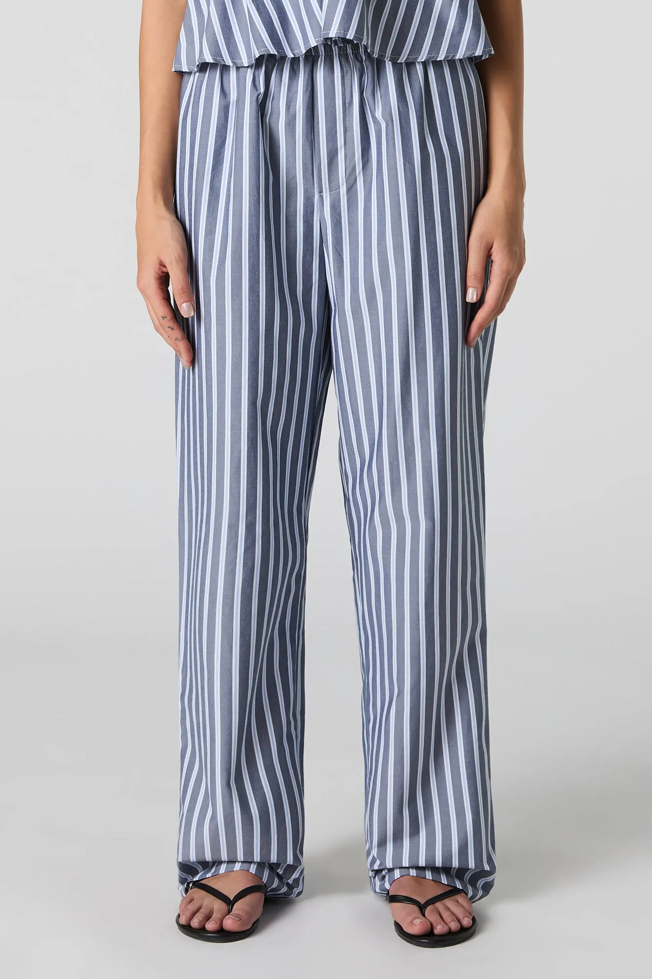 Pantalon en popeline à jambe droite sold by Urban Planet product image thumbnail 2