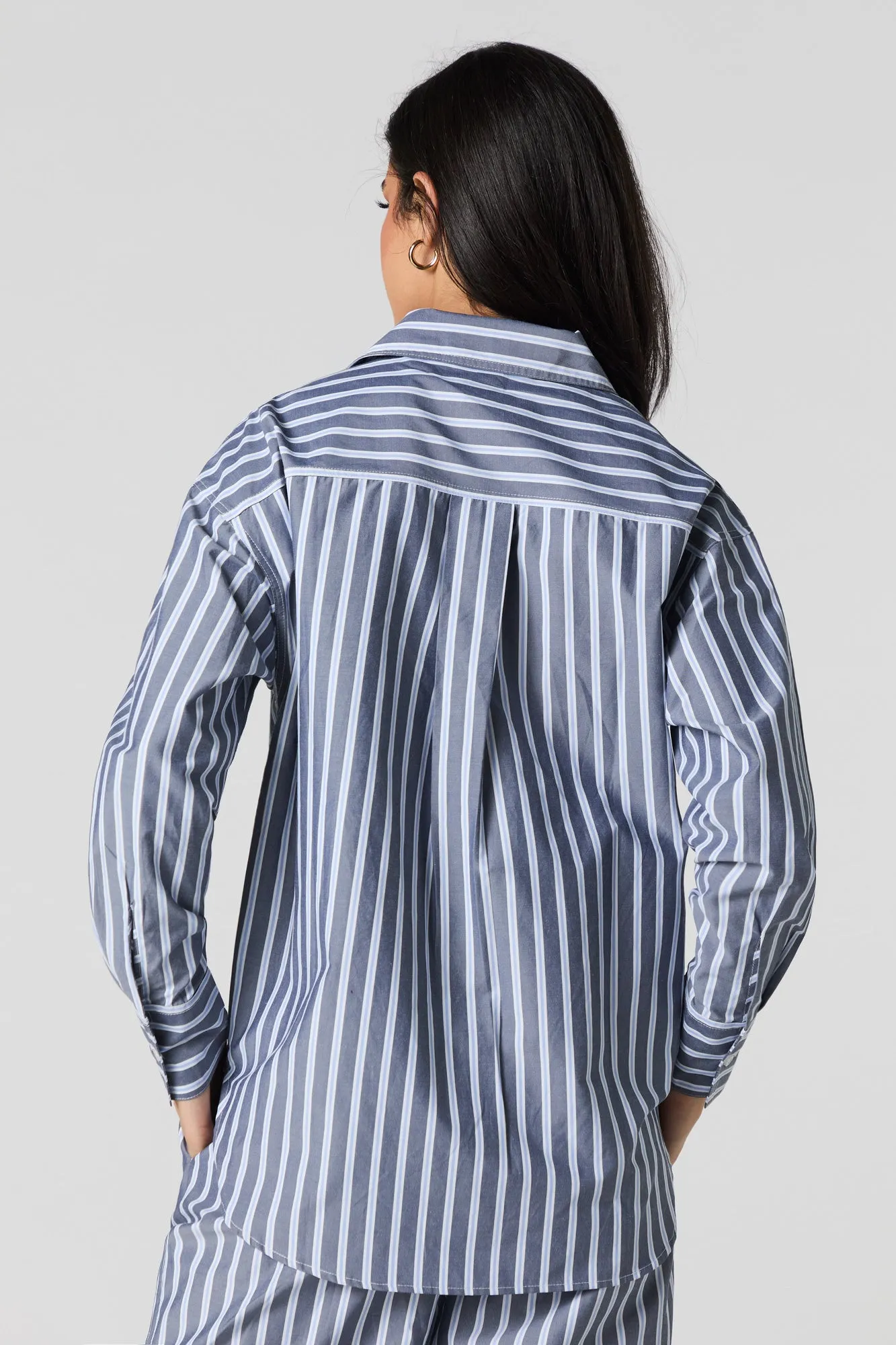 Haut boutonné en popeline à manche longue sold by Urban Planet product image thumbnail 2