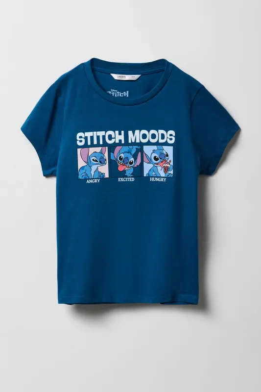 T-shirt à imprimé Stitch pour fille sold by Urban Planet