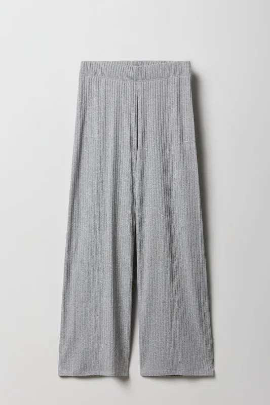 Girls Soft Ribbed Wide Leg Pant sold by Urban Planet