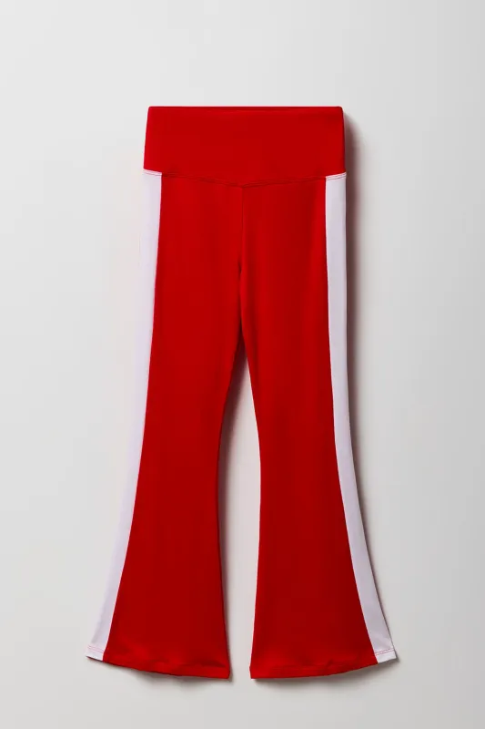 Legging évasé à rayure latérale pour filles sold by Urban Planet